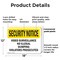 Signmission Video Surveillance No Illegal Dumping Violators OSHA Security Notice Sign, Plastic, 18inx12in, 2PK OS-2PACK-SN-P-1218-L-11691 - alternate 5